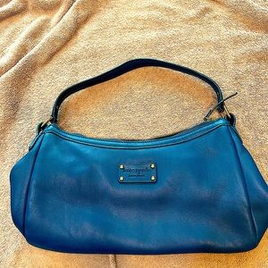 Kate Sade New York blue shoulder bag